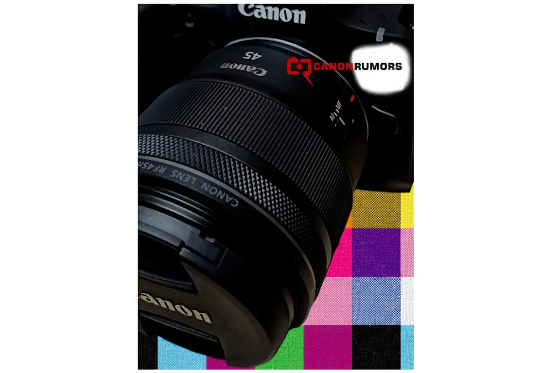 リーク】Canon RF 45mm F1.2 STMのリーク画像登場。価格は約9万円未満